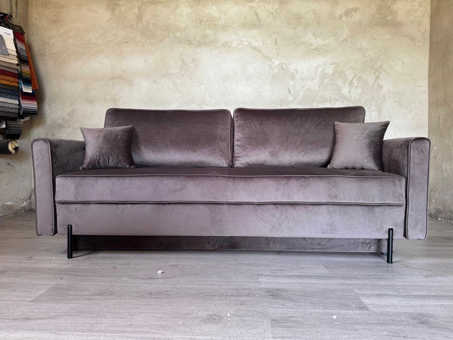 welurowa kanapa Kopenhaga z funkcją spania Dl