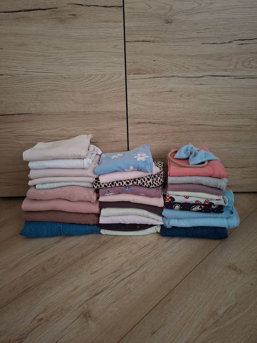 Duża paka ubranek dla dziewczynki w rozmiarze 86-98