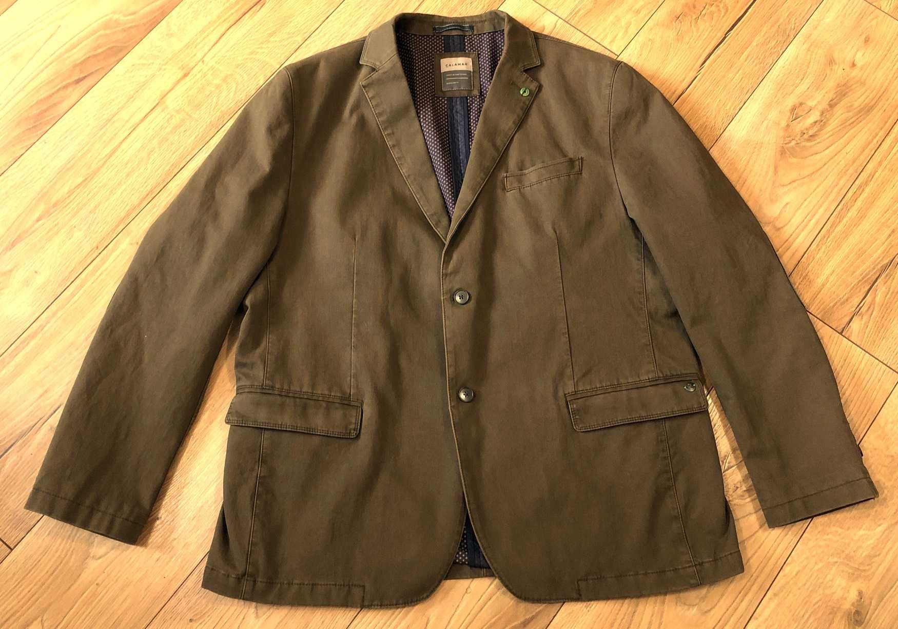 Marynarka męska dżinsowa khaki 2XL/3XL Calamar 55zł