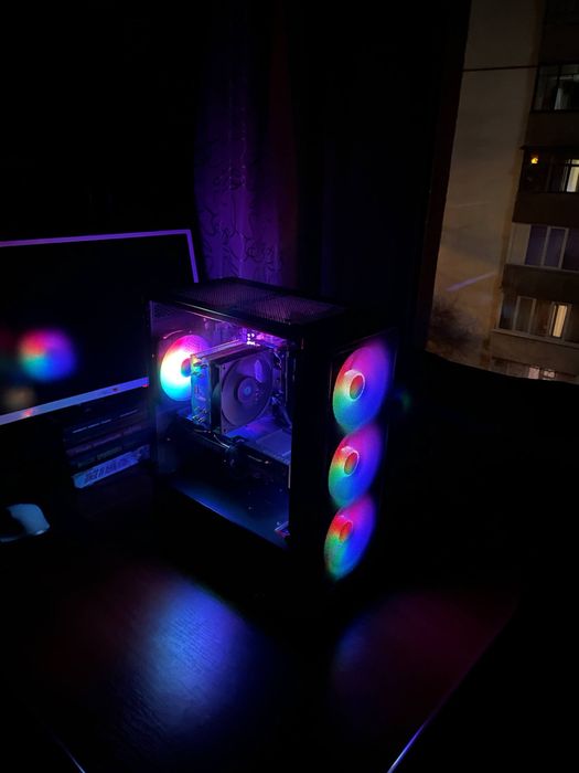 ПК Ryzen 5 RTX 4060 32гб ОЗУ Windows 11 SSD 512гб HDD 1TБ