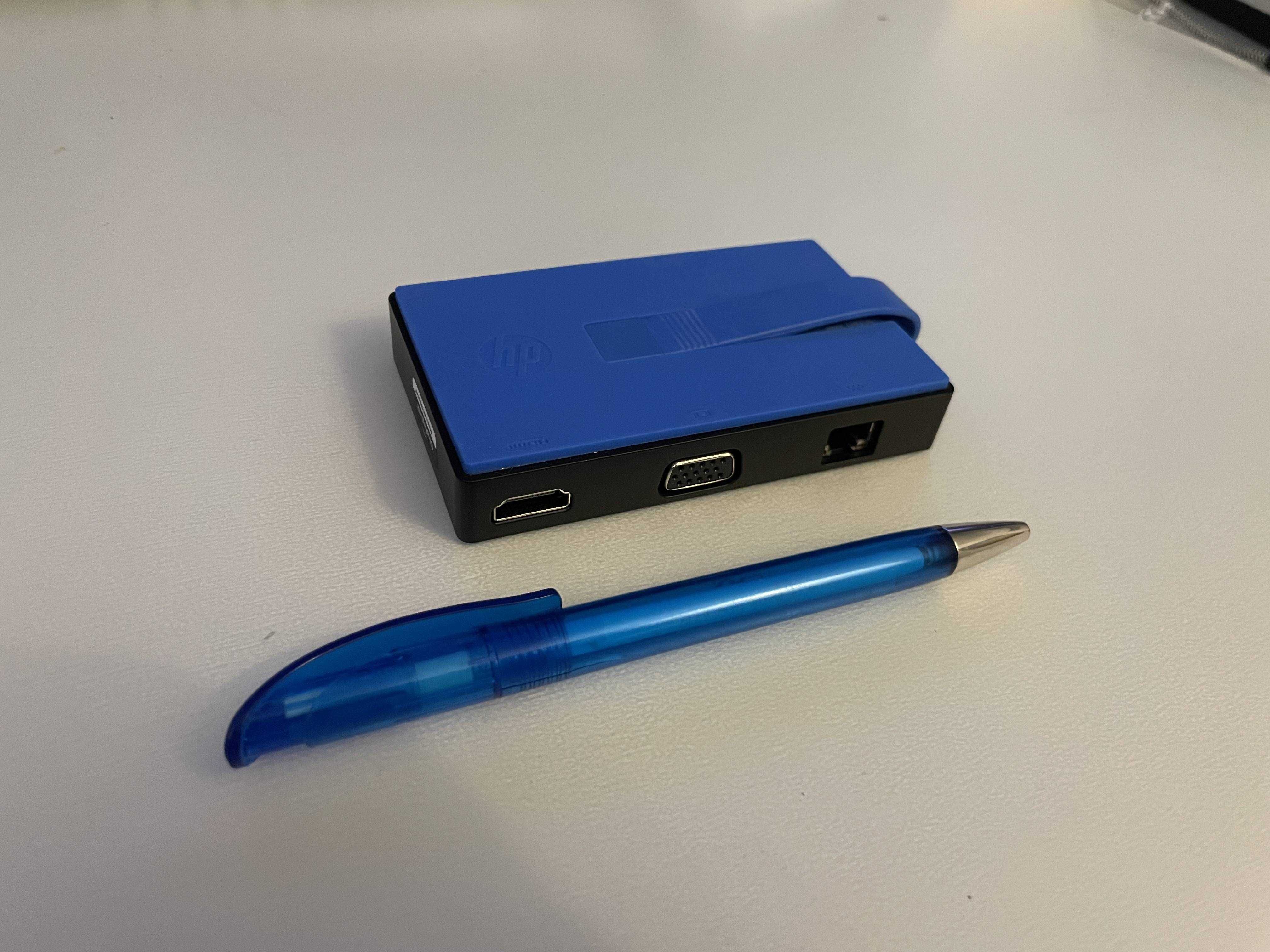 USB Podróżna stacja dokująca/ replikator portów. HP TPA I502