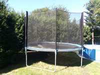 trampolina 300 cm + ślizgawka gratis