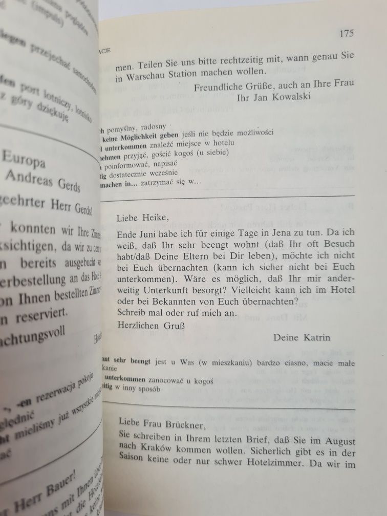 Wzory listów niemieckich - Książka
