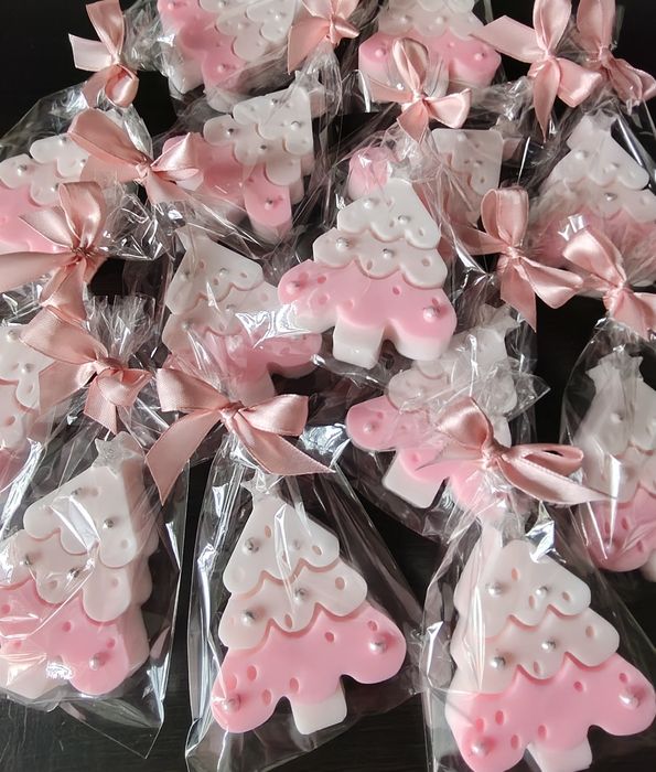 Choinki mydlane- różne kolory.  Mikołajki,święta,upominek.