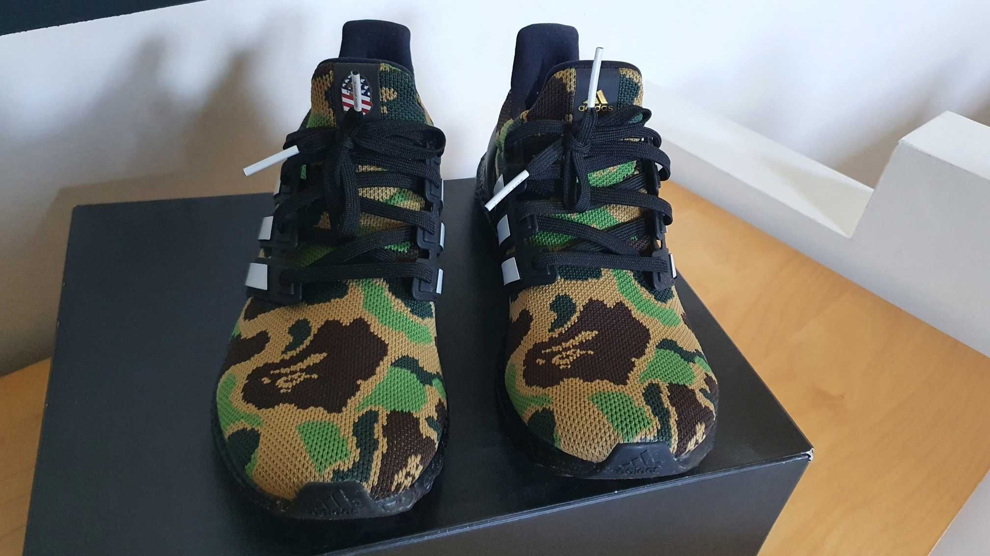 Adidas Ultra Boost x BAPE 42 2/3 US9 limitowane oryginalne 9 US