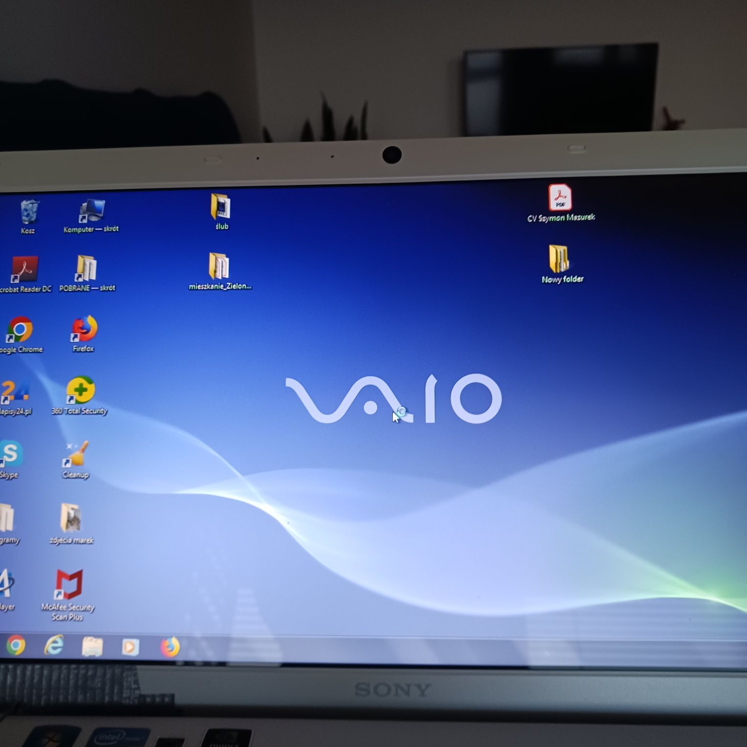 Laptop sony vaio