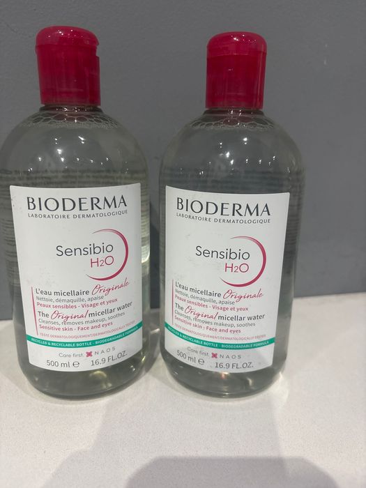 Bioderma Sensibio H2O .Płyn Micelarny  2x500 ml.OKAZJA !!! 1000 ml