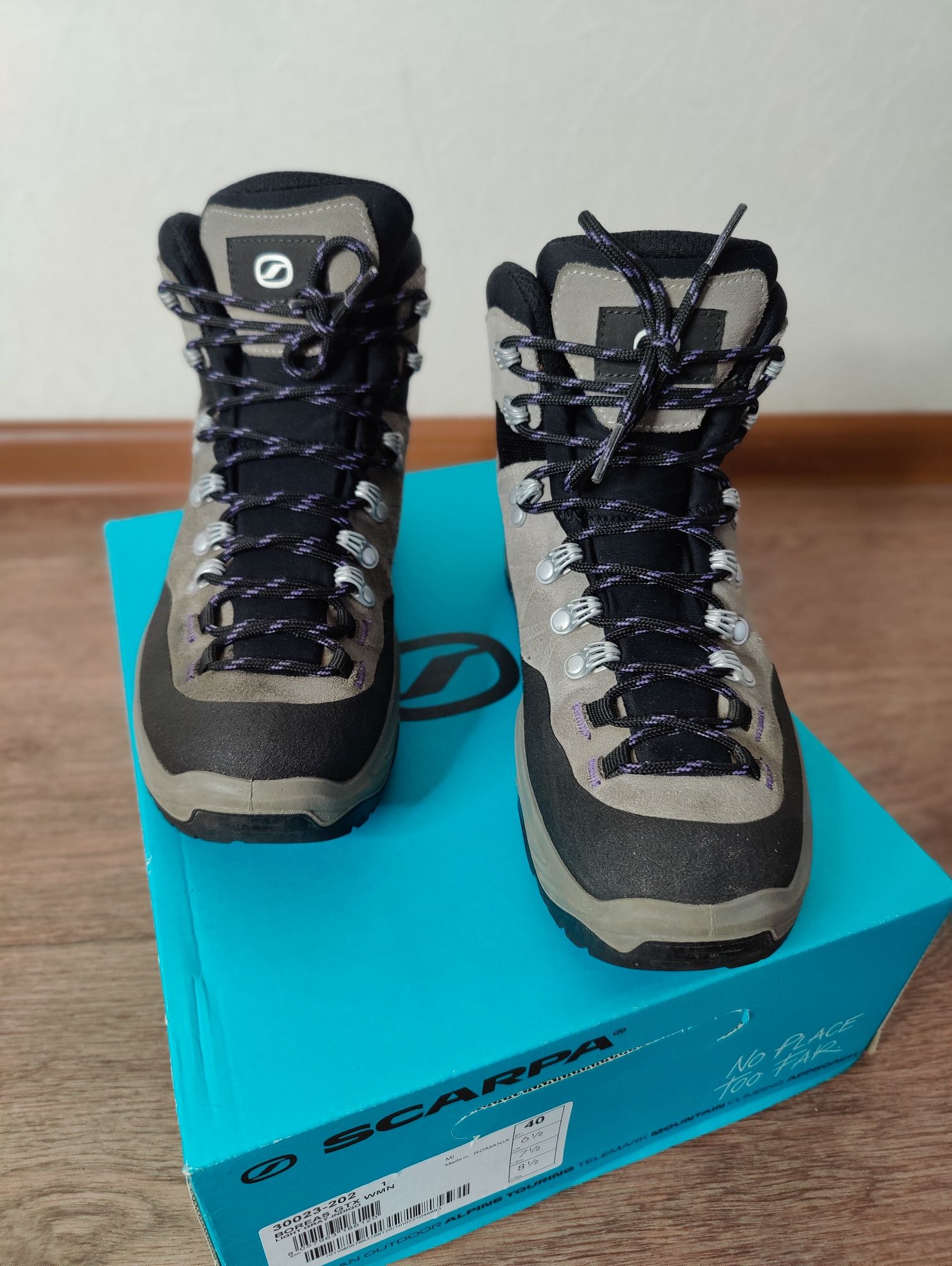 Женские ботинки для треккинга высокие с Gore-Tex Scarpa Boreas GTX WMN