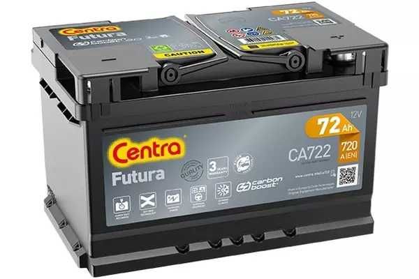 Akumulator Centra FUTURA 12v 72Ah 720A Nowy 3 lata GW