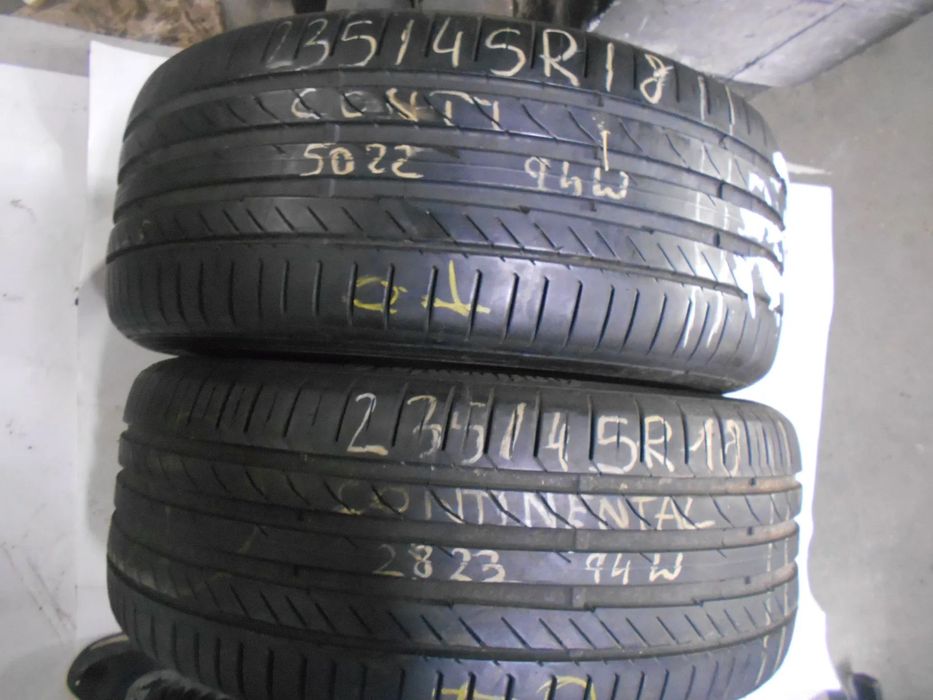 OPONY 235/45R18 CONTINENTAL CONTI SPORT CONTACT 5 DOT 2823 / 5022 7MM