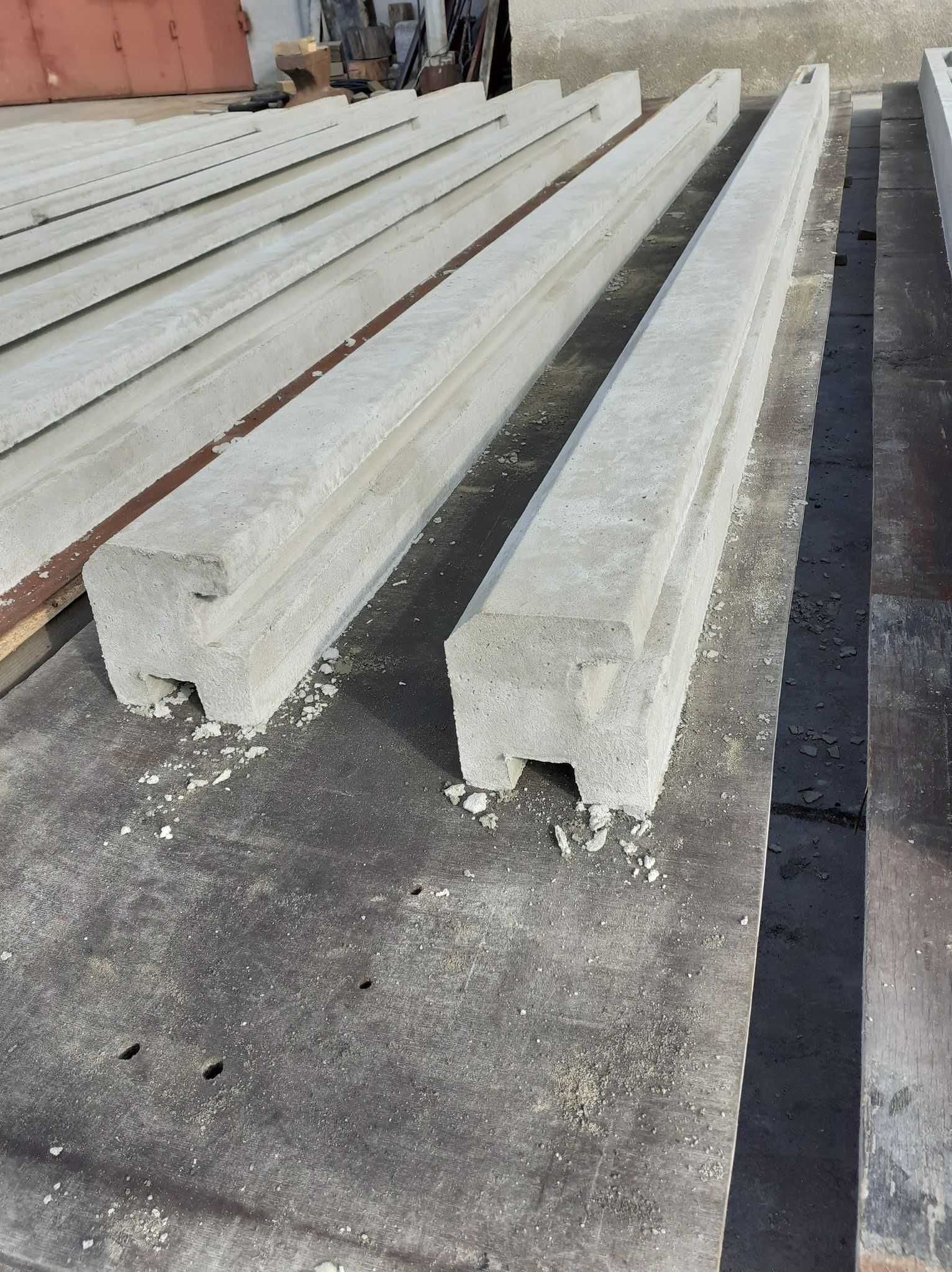 słup słupek słupy betonowe na wiate wiatowe garaż 3,5m 4m 7płyt 8 płyt