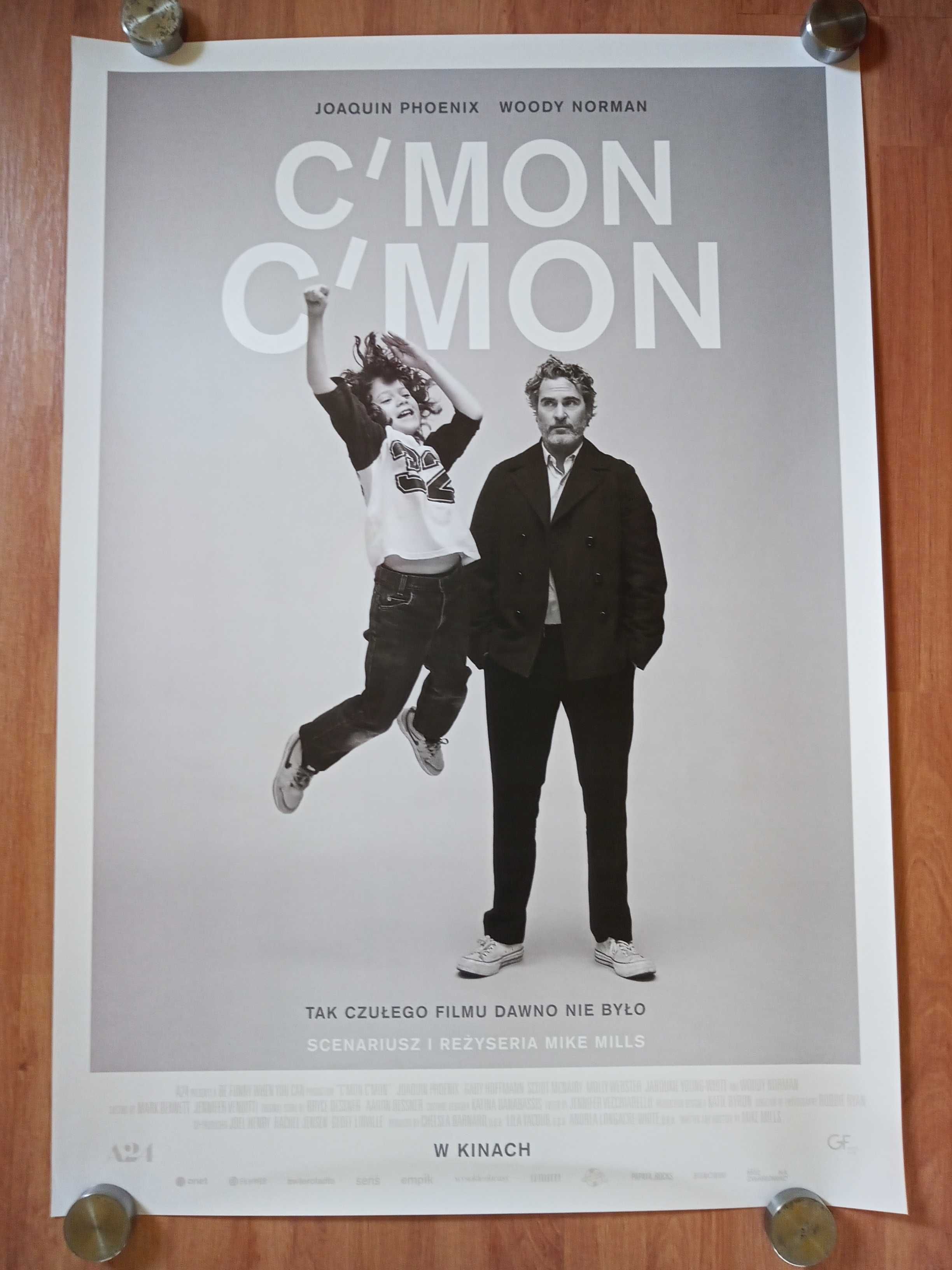Plakat filmowy C'MON C'MON/Joaquin Phoenix/Oryginalny plakat kinowy.