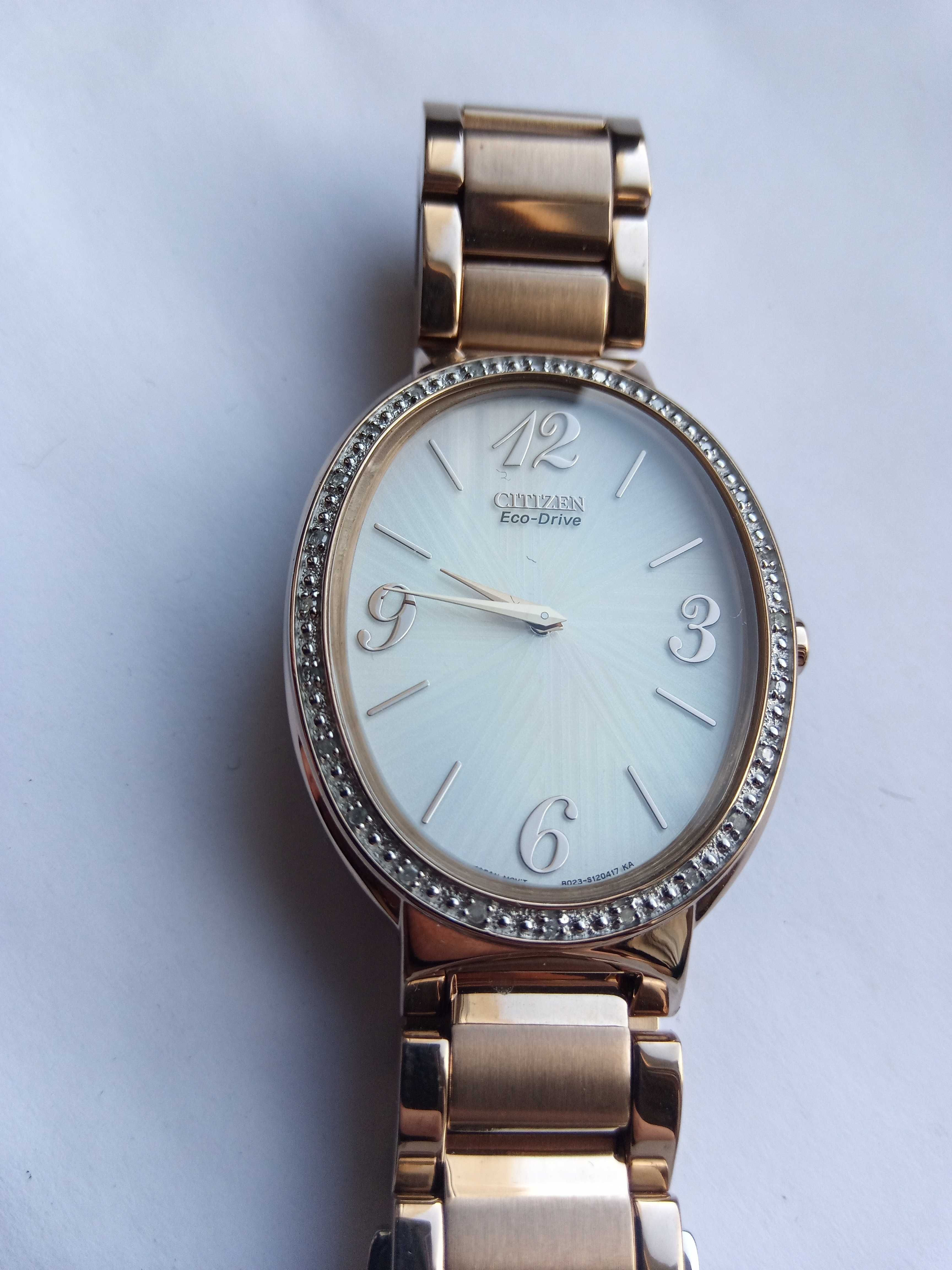 Женские часы с 26 бриллиантами Citizen Allura Diamond  EX1223-51A