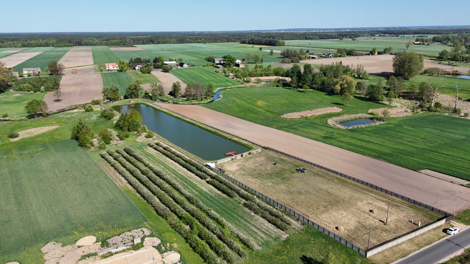 Działka ROLNO BUDOWLANA ze stawem | 10 000 m2