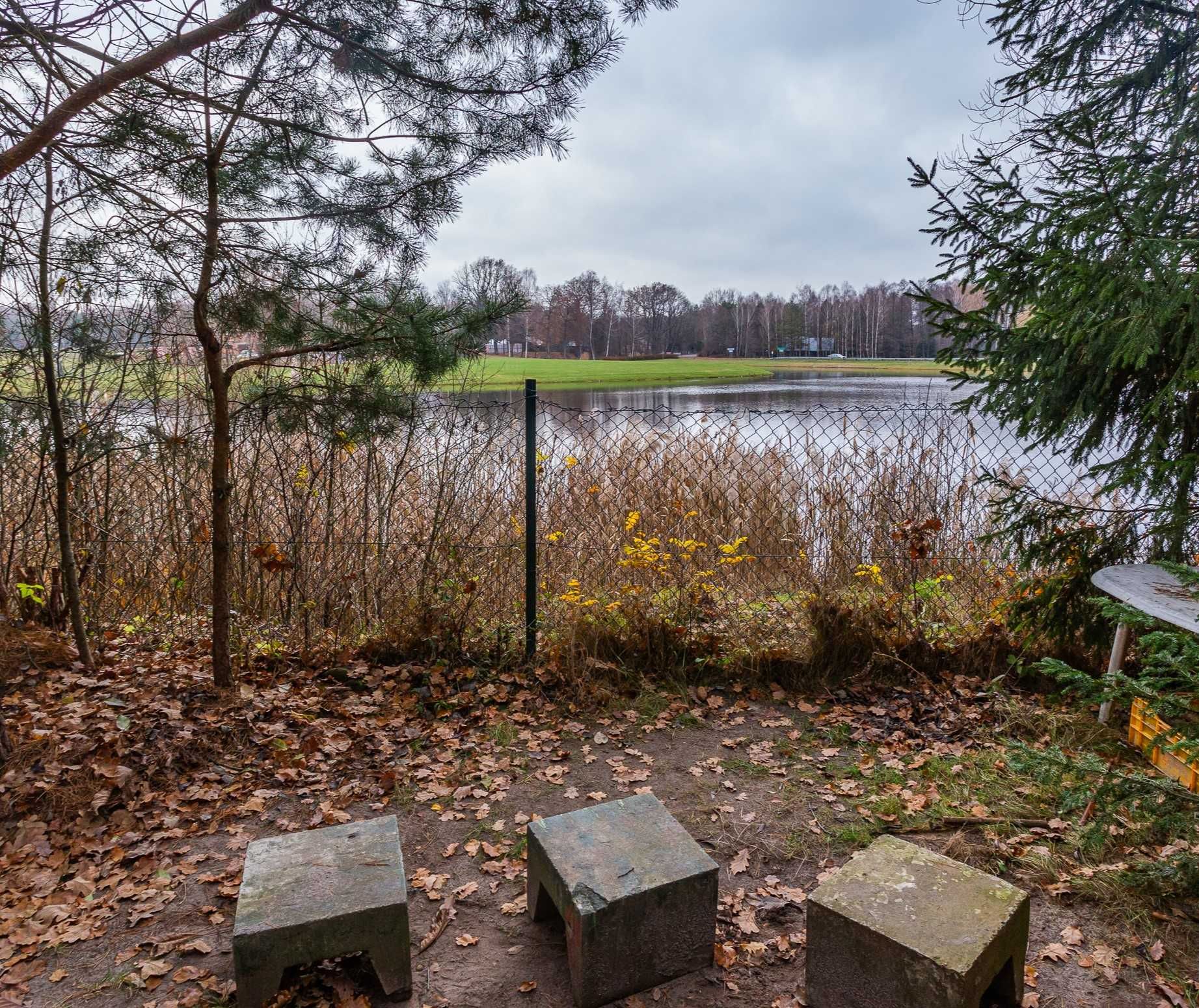Domek Sauna i Działka w Dąbrówce pod Lublinem.ognisko grill spokój