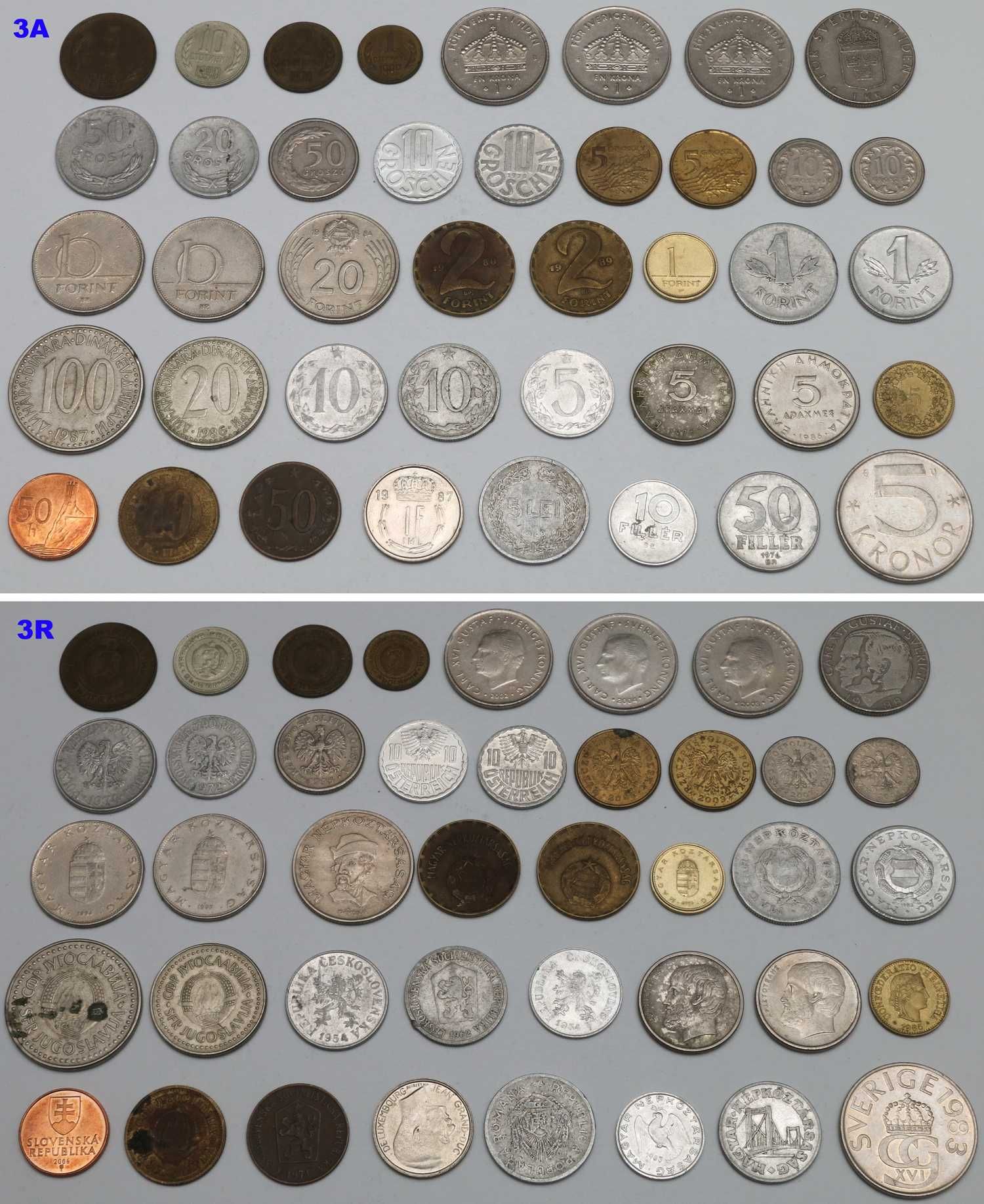 Колекція монет (біля 170 штук), деякі срібні та рідкісні