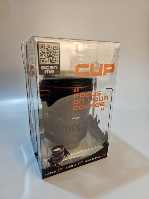 Caneca Lente fotográfica 24-105mm