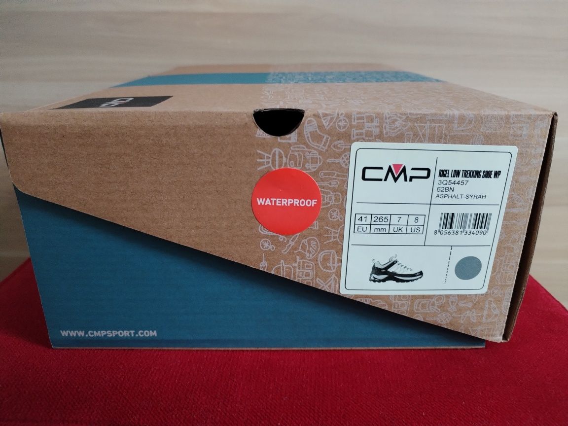 Buty męskie trekkingowe CMP Rigel Low WP r. 41 okazja oryginalne