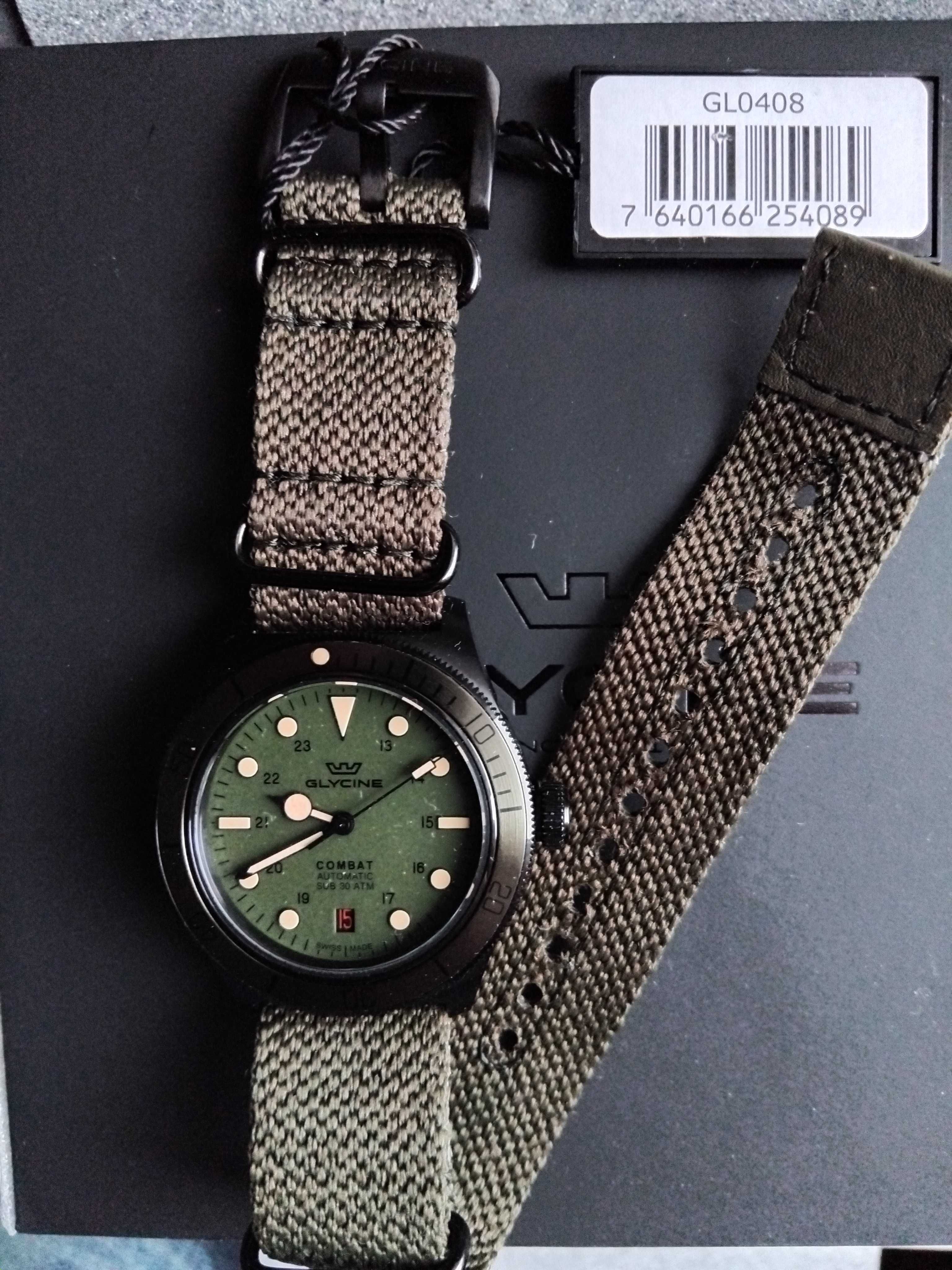 Новий годинник GLYCINE Combat Automatic GL0408 Switzerland
