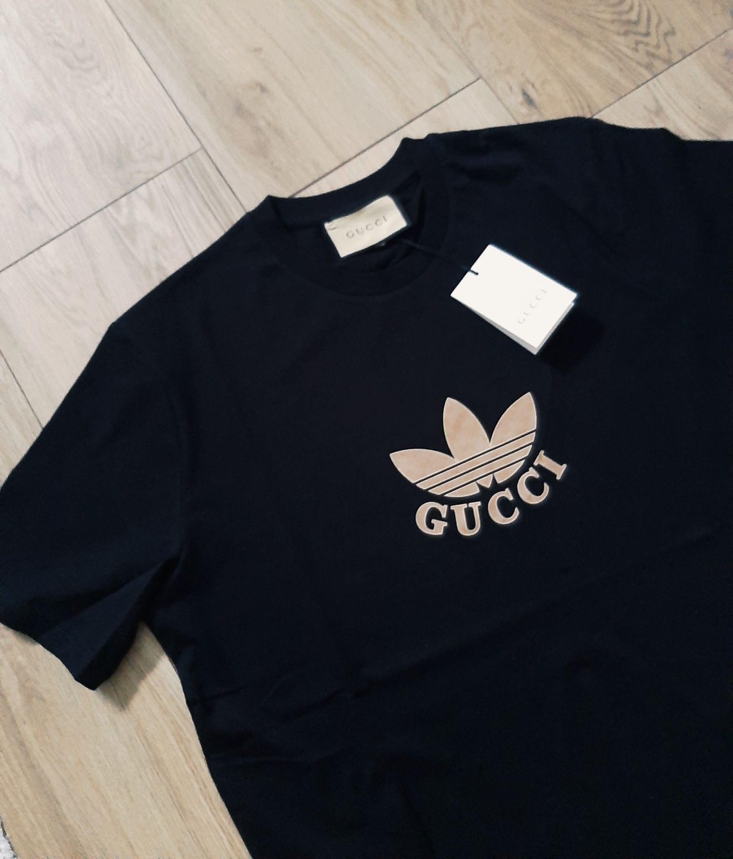 Gucci&adidas świetny męski T-shirt rozmiar XXL