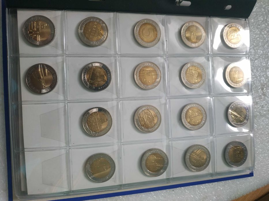 Monety  okolicznościowe 5-cio złotowe - 23szt komplet