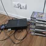 Playstation2 z plytami
