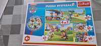 Puzzle Bystrzaka 4w1 Paw Patrol