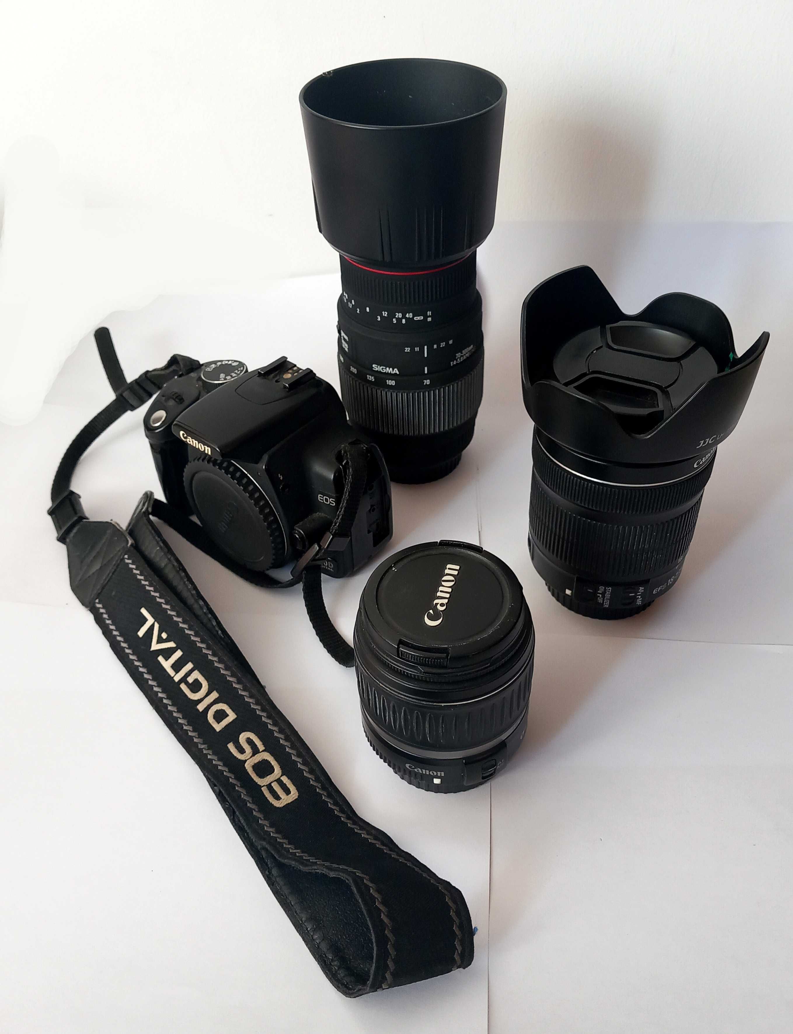 Canon 350D lustrzanka + 3 Obiektywy !!! Polecam zestaw!
