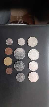 Monety Mauritius, Fidżi,Ghana, Australia i Nowa Zelandia.