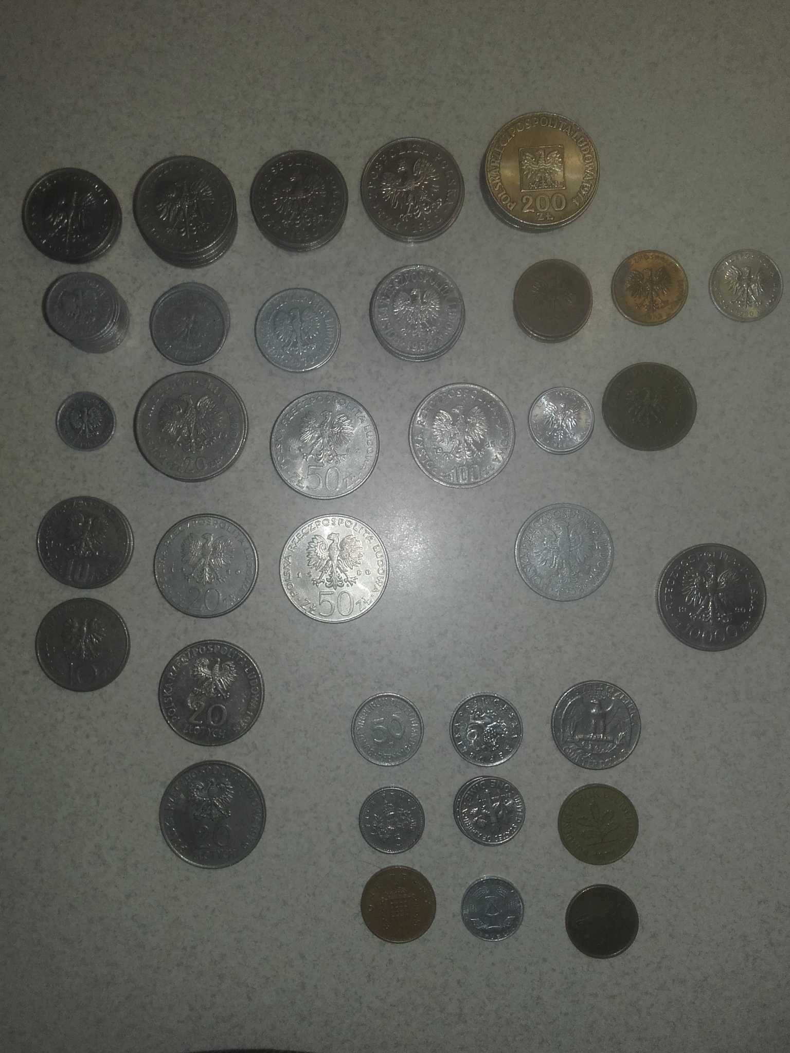 NUMIZMATYKA Stare pieniądze monety i banknoty KOLEKCJA CENA ZA CAŁOŚĆ