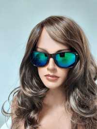 Nowe polaryzacyjne okulary przeciwsłoneczne oprawki brązowe panterka