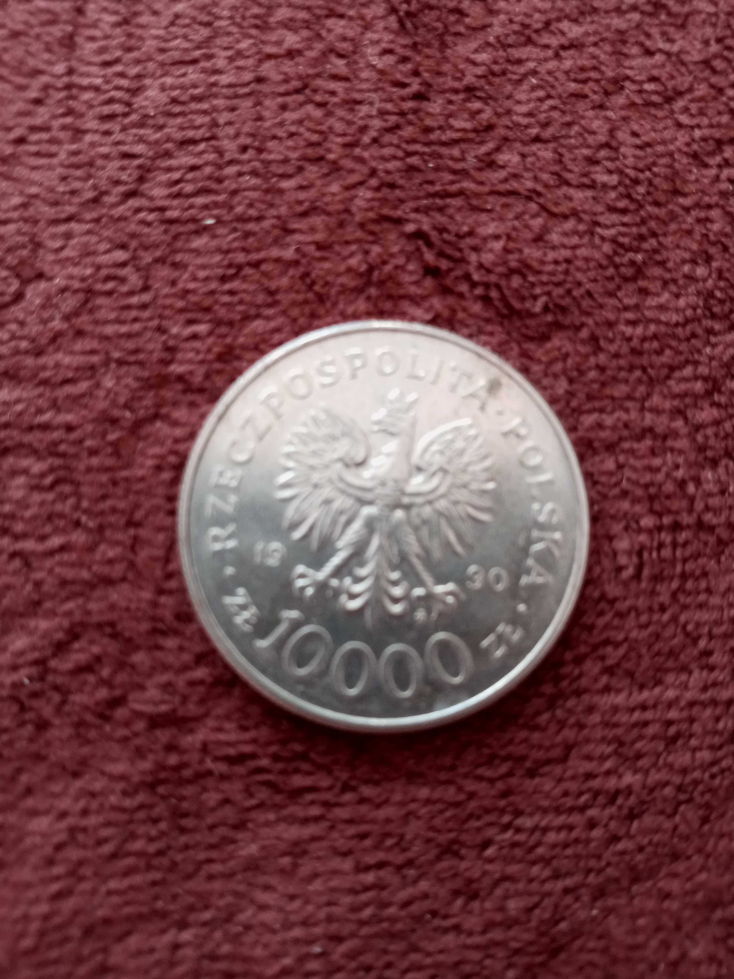 Sprzedam monetę 10000 zł z 1990 r.