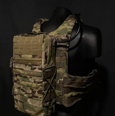 Рюкзак штурмовой на плитоноску штурмовой под гидратор MultiCam