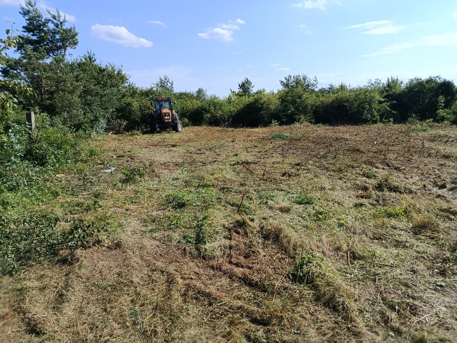 Koszenie traw, Mulczer leśny, Wycinka drzew. Rębak