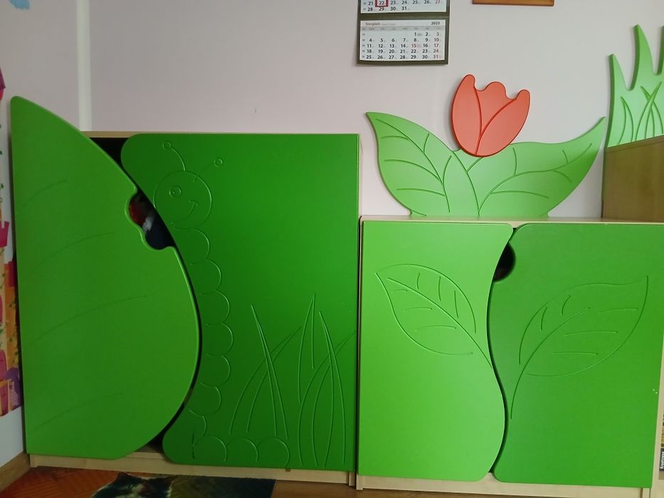 Zestaw mebli dla dziecka do pokoju / do przedszkola Novum Łąka