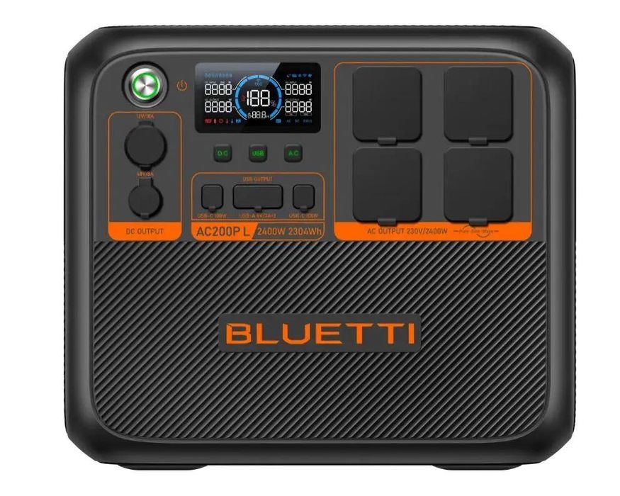 Зарядна станція BLUETTI AC200PL 2400W з гарантією 5 років.