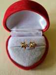 Kolczyki gwiazdki kolczyki gwiazdy wkrętki wkręty stars earrings