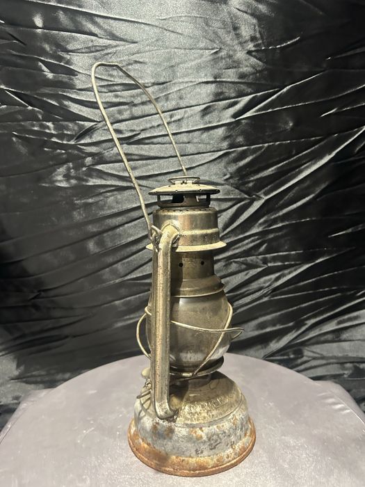 Lampa naftowa Feuerhand – West Germany – szkło Jena Glas