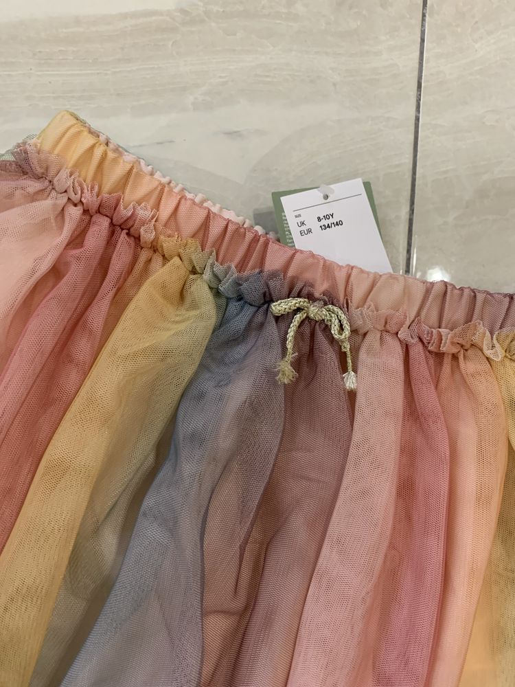 Фатиновая юбка Hm 3-4, 8-10, фатиновая юбка для девочки