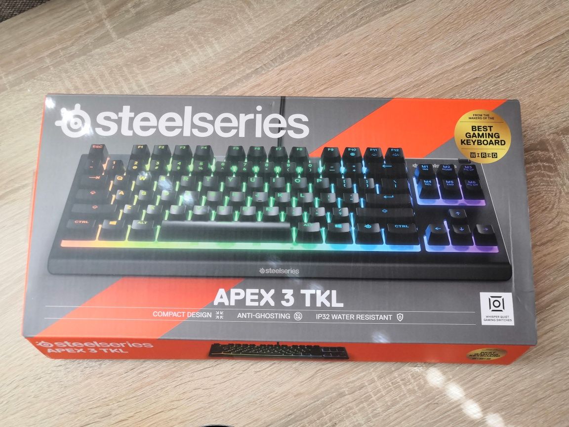 Клавіатура дротова ігрова SteelSeries STEELSERIES APEX 3 TKL UA