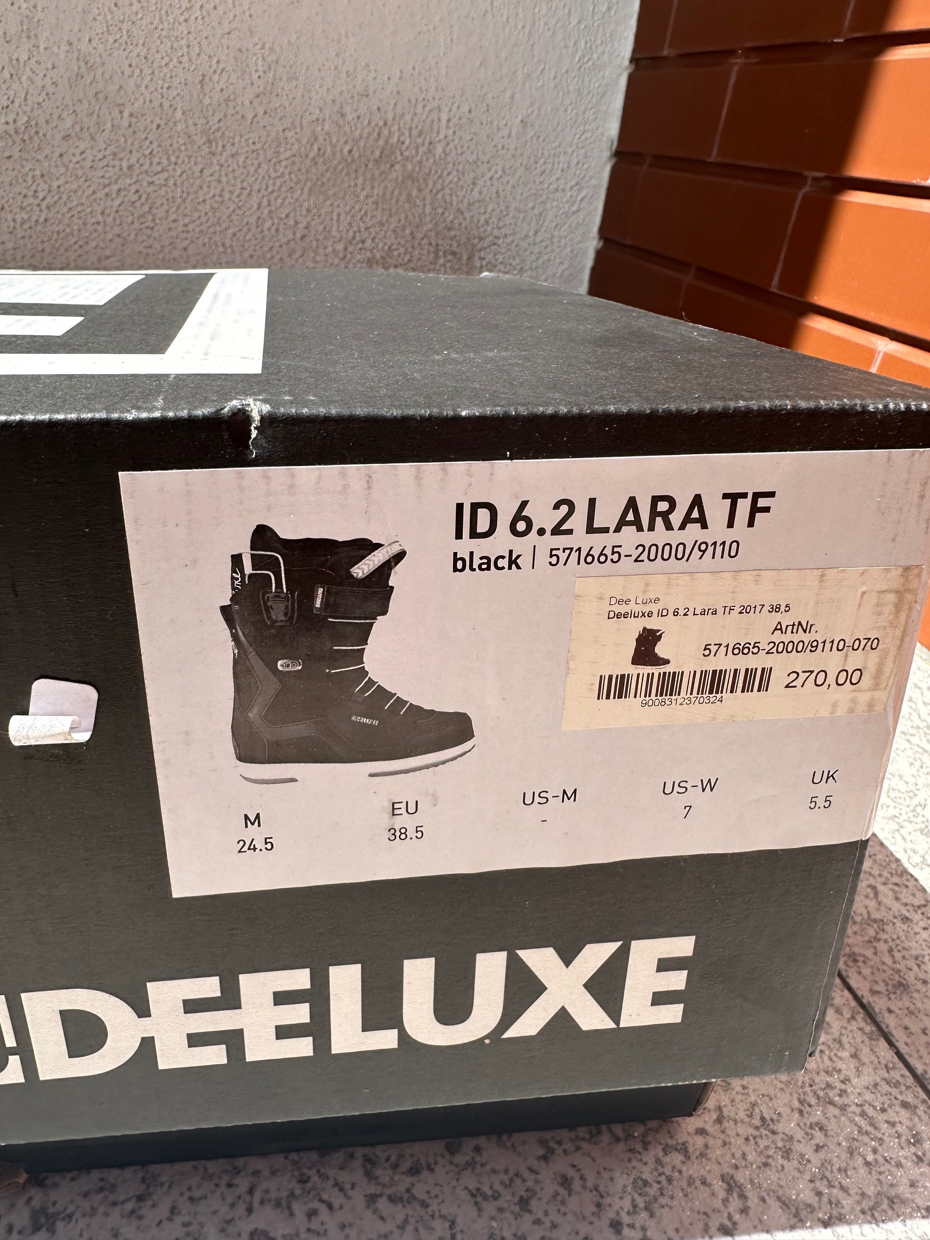 Botas Snowboard Deeluxe ID 6.2 LARA TF – Tamanho 38.5 (US-W 7)