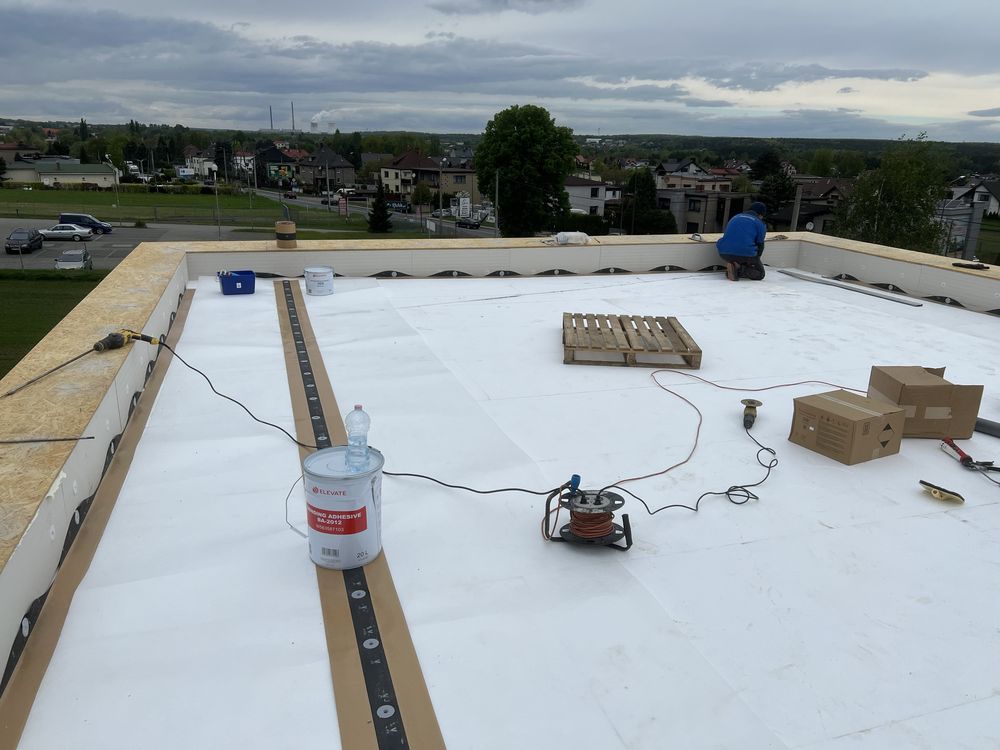 Dachy płaskie EPDM PCV TPO