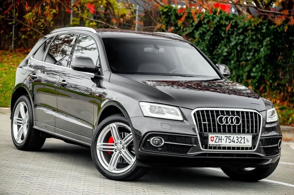 Audi Q5 3.0 TDI • 258 KM • Quattro • S-Line • Bang&Olufsen •Kamera Szwajcaria