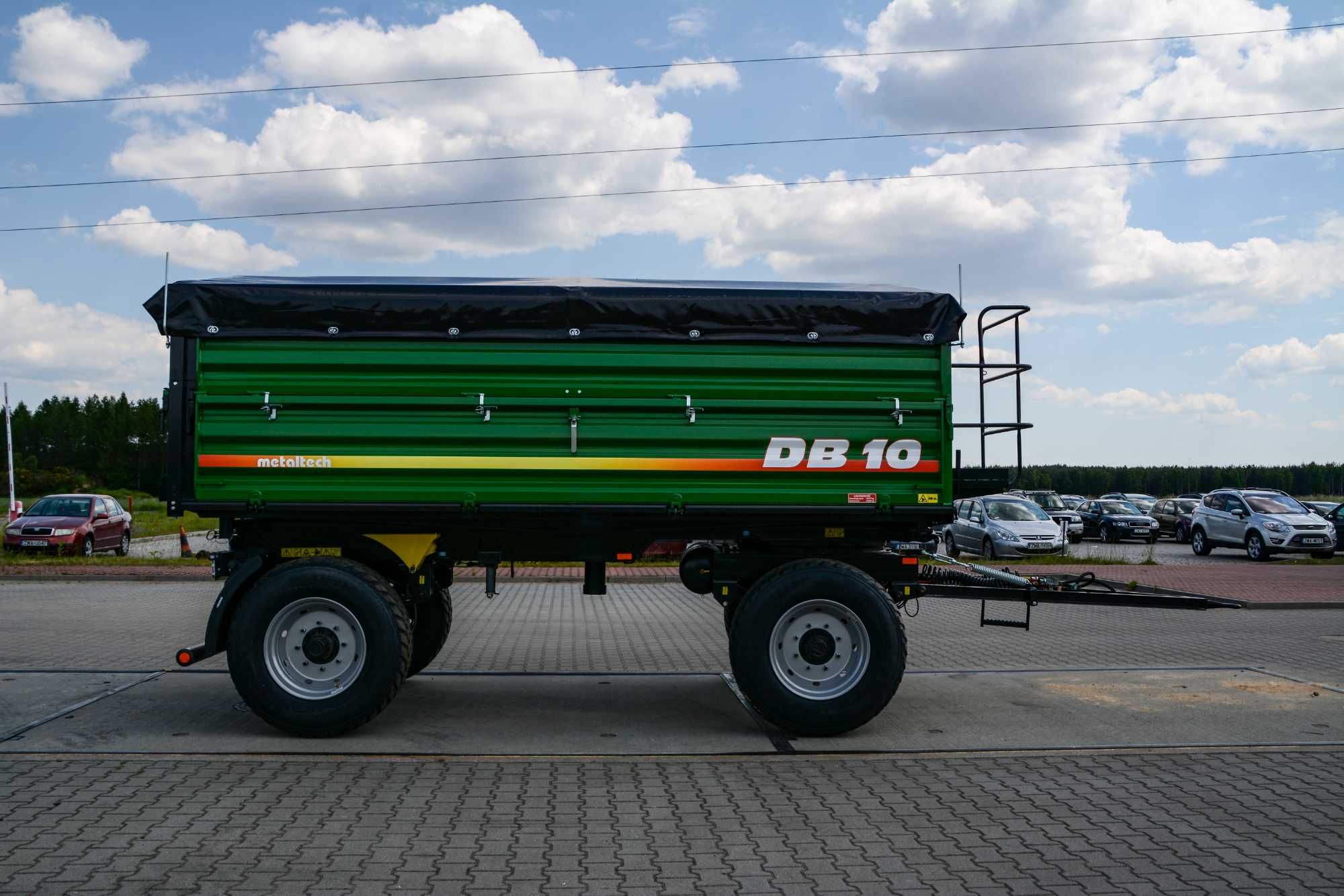 Przyczepa rolnicza wywrotka METAL-TECH DB 8 Ton 10 Ton PLANDEKA GRATIS