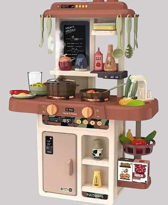 Дитяча іграшкова кухня з парою, звуками, світлом, 63 см