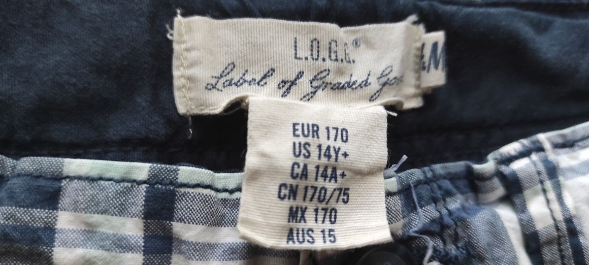 Krótkie spodenki chłopięce h&m