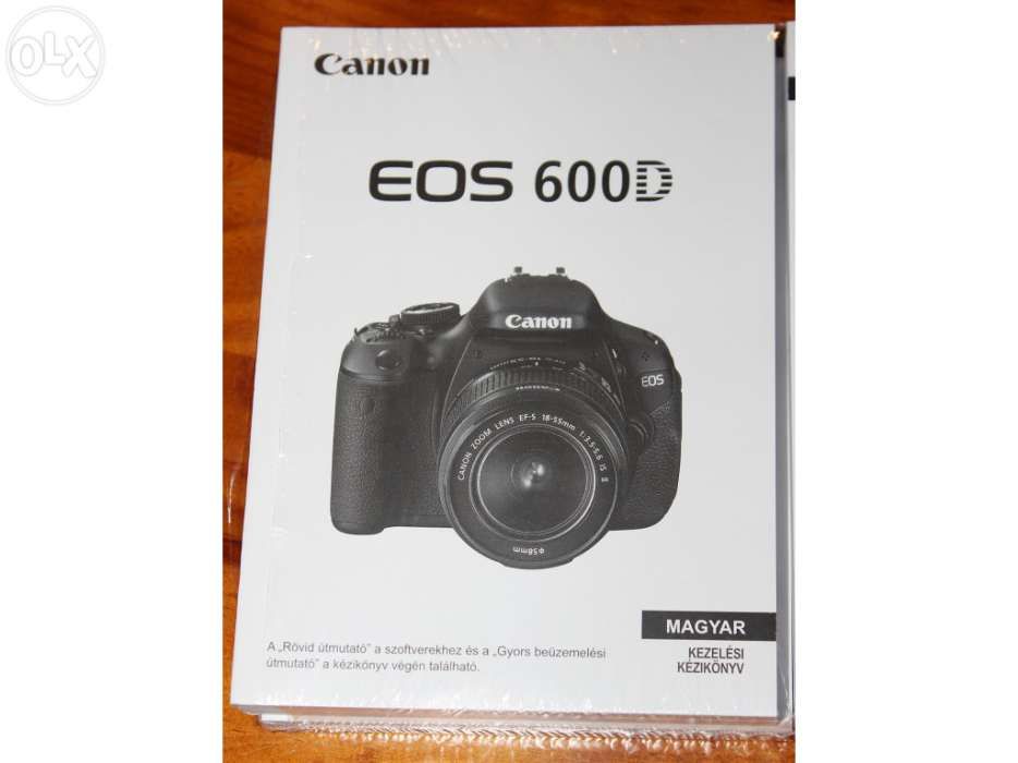 Manual canon eos 600d em hÚngaro (használati utasítás)
