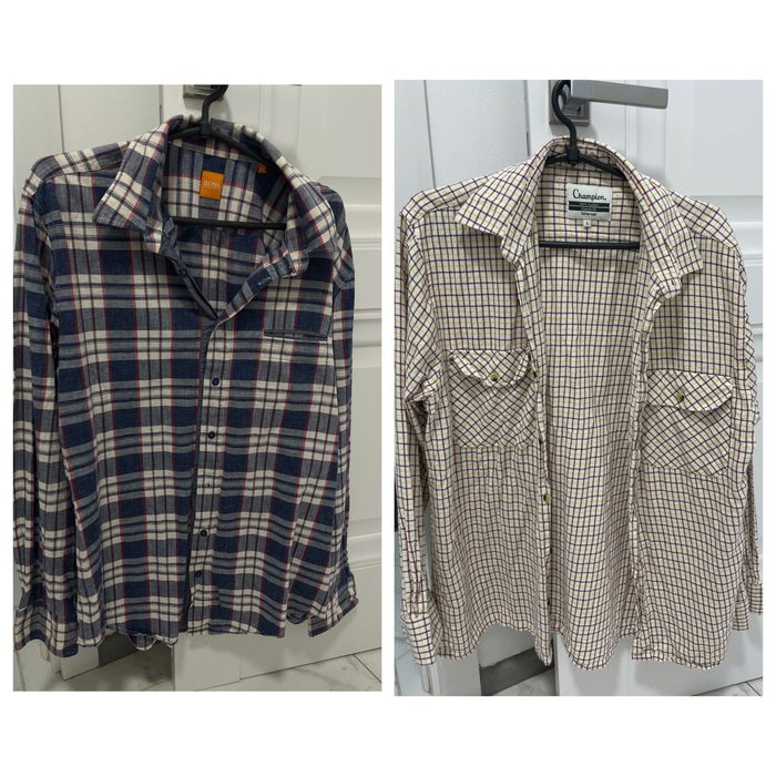 Рубашка і клітинку Hugo Boss, Chamion L розмір