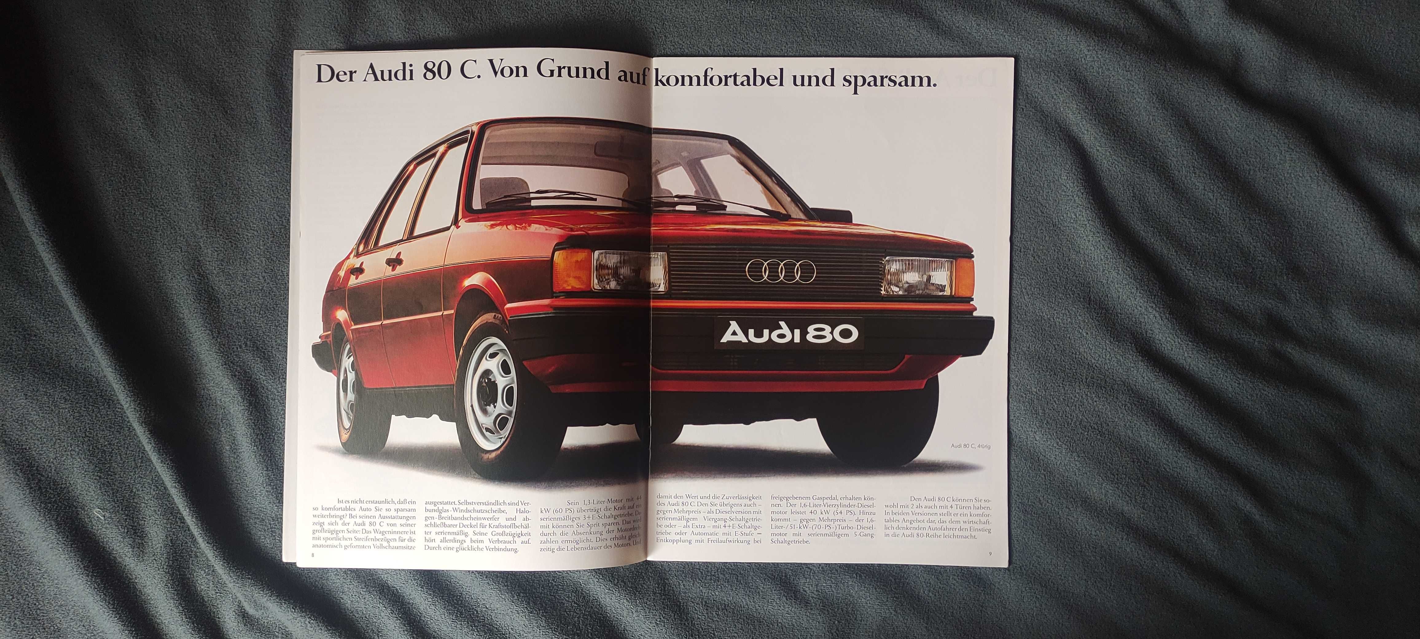 Prospekt Audi 80
