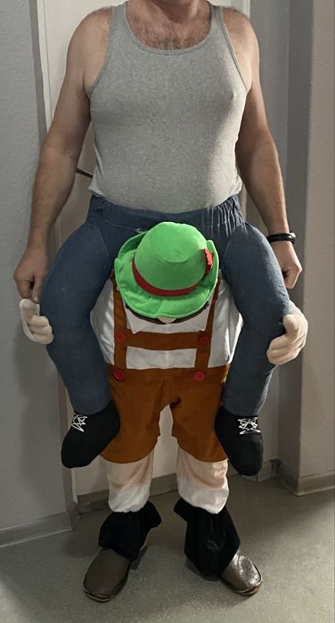 Śmieszny stroj bawarski”na barana”unisex